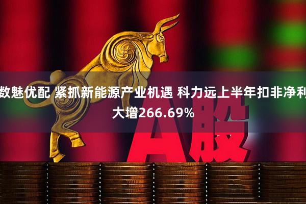 数魅优配 紧抓新能源产业机遇 科力远上半年扣非净利大增266.69%