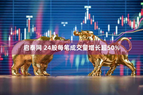 启泰网 24股每笔成交量增长超50%